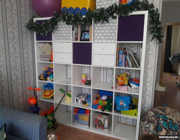 Стеллаж Каллакс в интерьере